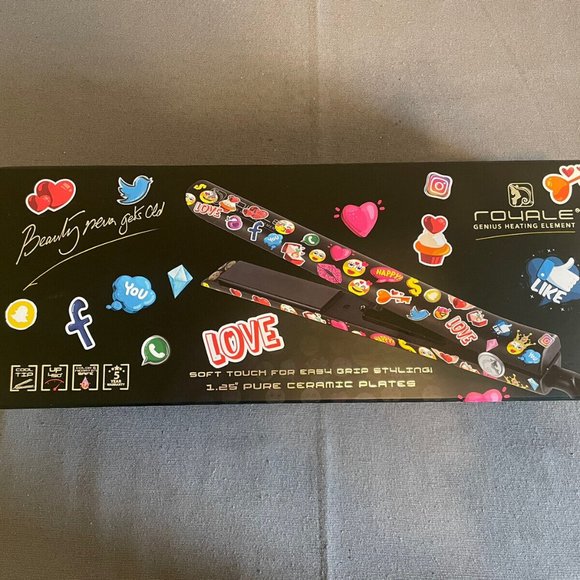 Royale Other - ROYALE PLATINUM HAIR STRAIGHTNER IRON HEATING ELEMENT-1.25 " PURE CERAMIC PLATES